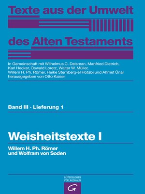 cover image of Weisheitstexte I